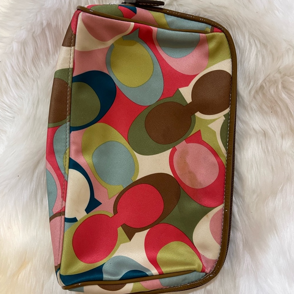 COACH  Blossom Pink Mini Cosmetic Case.